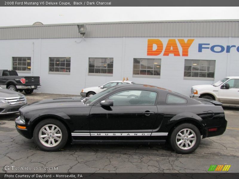 Black / Dark Charcoal 2008 Ford Mustang V6 Deluxe Coupe