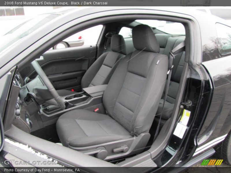 Black / Dark Charcoal 2008 Ford Mustang V6 Deluxe Coupe