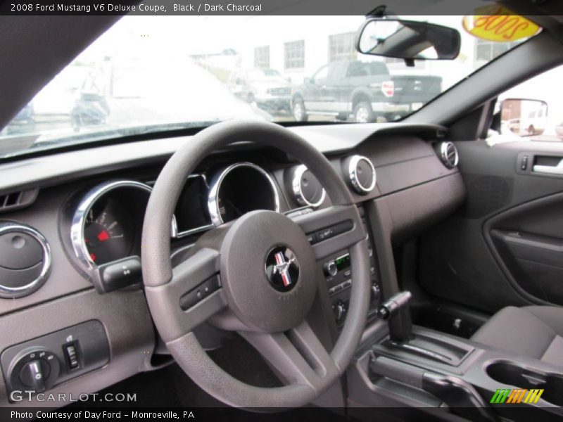 Black / Dark Charcoal 2008 Ford Mustang V6 Deluxe Coupe