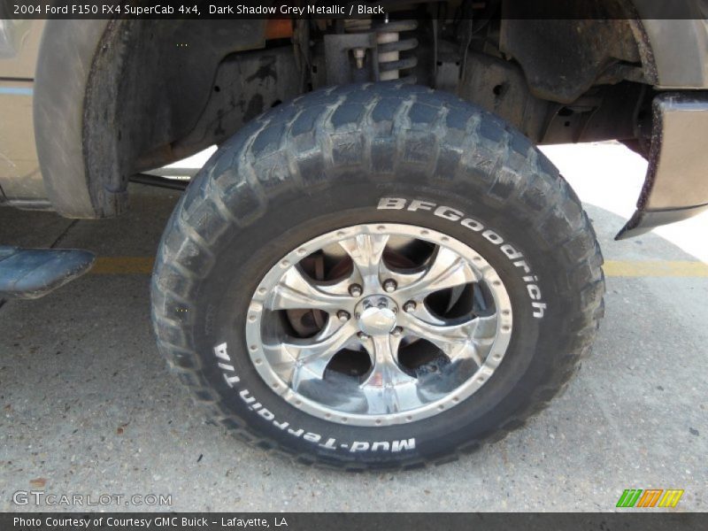 Dark Shadow Grey Metallic / Black 2004 Ford F150 FX4 SuperCab 4x4