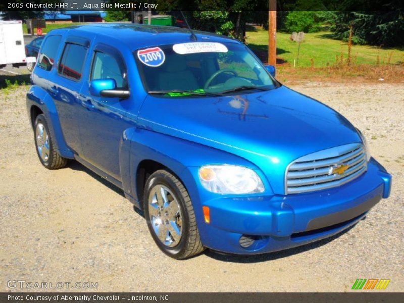 Aqua Blue Metallic / Gray 2009 Chevrolet HHR LT