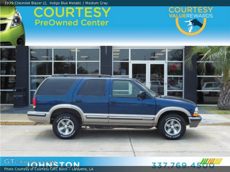 Indigo Blue Metallic / Medium Gray 1999 Chevrolet Blazer LS