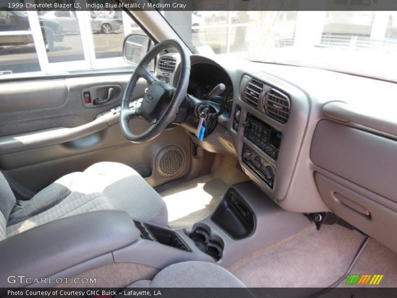 Indigo Blue Metallic / Medium Gray 1999 Chevrolet Blazer LS