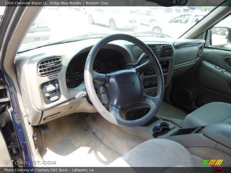 Indigo Blue Metallic / Medium Gray 1999 Chevrolet Blazer LS