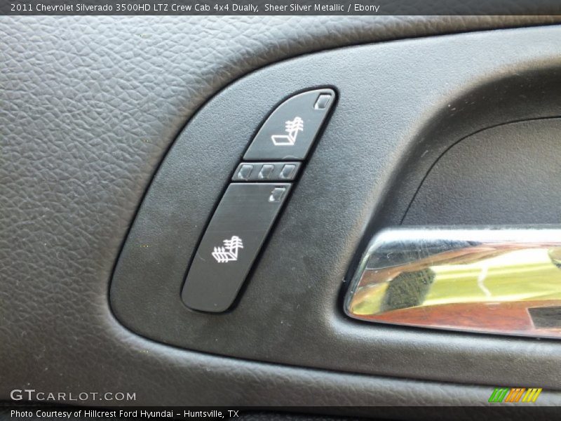 Sheer Silver Metallic / Ebony 2011 Chevrolet Silverado 3500HD LTZ Crew Cab 4x4 Dually