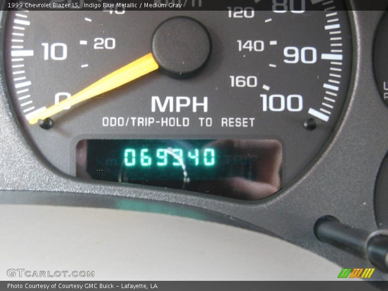 Indigo Blue Metallic / Medium Gray 1999 Chevrolet Blazer LS