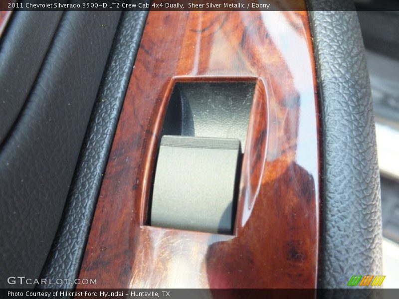 Sheer Silver Metallic / Ebony 2011 Chevrolet Silverado 3500HD LTZ Crew Cab 4x4 Dually