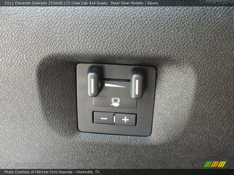 Sheer Silver Metallic / Ebony 2011 Chevrolet Silverado 3500HD LTZ Crew Cab 4x4 Dually