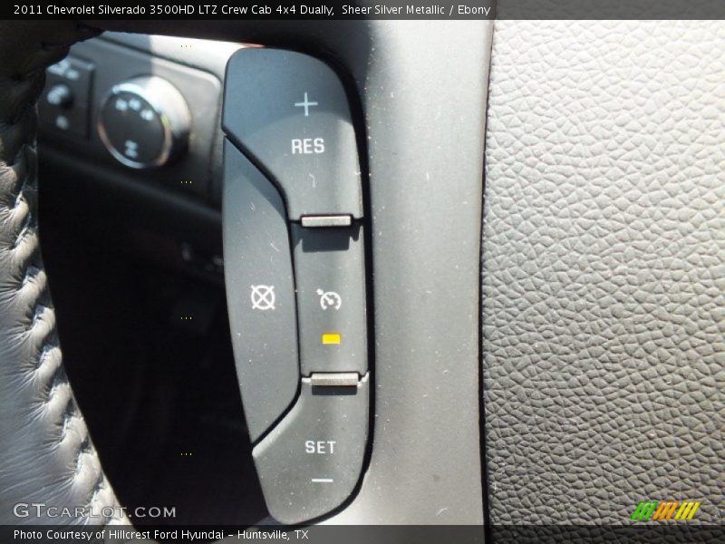 Sheer Silver Metallic / Ebony 2011 Chevrolet Silverado 3500HD LTZ Crew Cab 4x4 Dually