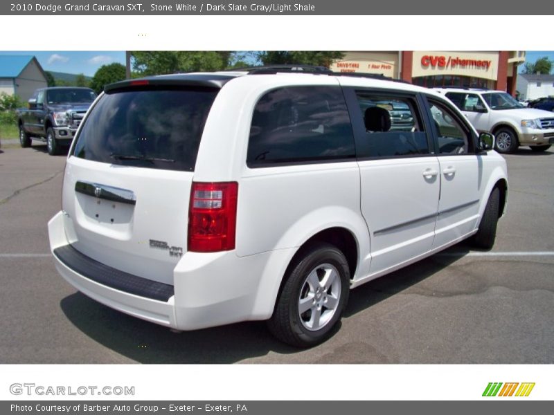 Stone White / Dark Slate Gray/Light Shale 2010 Dodge Grand Caravan SXT