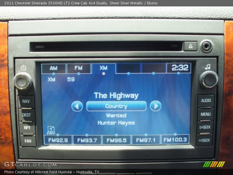 Sheer Silver Metallic / Ebony 2011 Chevrolet Silverado 3500HD LTZ Crew Cab 4x4 Dually