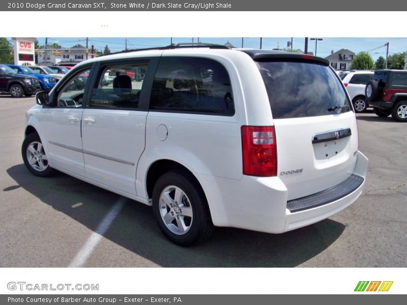 Stone White / Dark Slate Gray/Light Shale 2010 Dodge Grand Caravan SXT