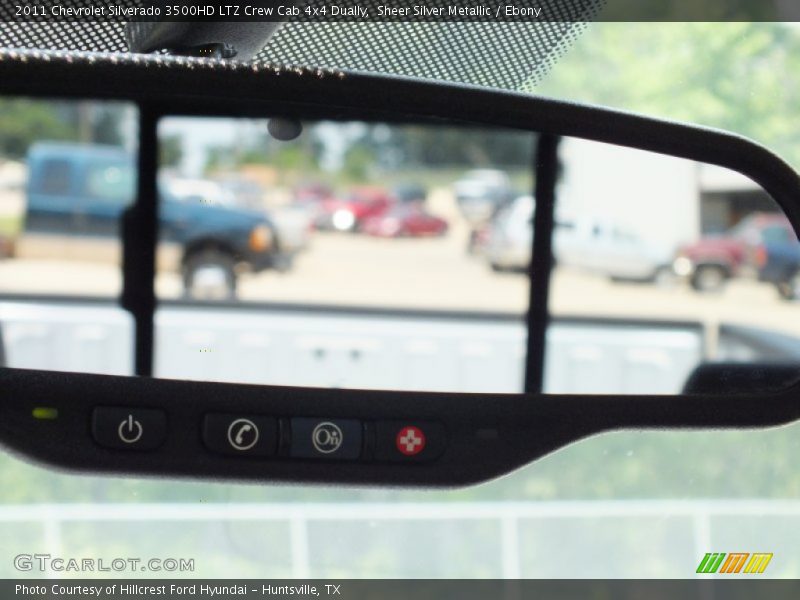 Sheer Silver Metallic / Ebony 2011 Chevrolet Silverado 3500HD LTZ Crew Cab 4x4 Dually