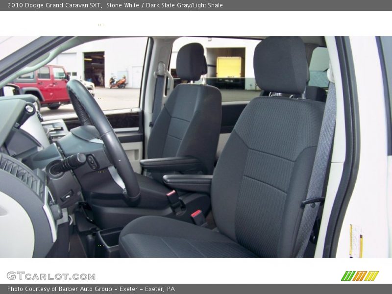 Stone White / Dark Slate Gray/Light Shale 2010 Dodge Grand Caravan SXT