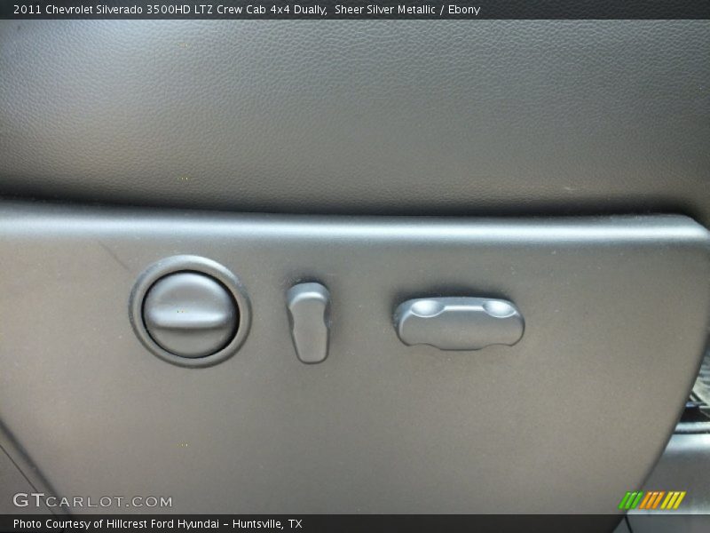 Sheer Silver Metallic / Ebony 2011 Chevrolet Silverado 3500HD LTZ Crew Cab 4x4 Dually