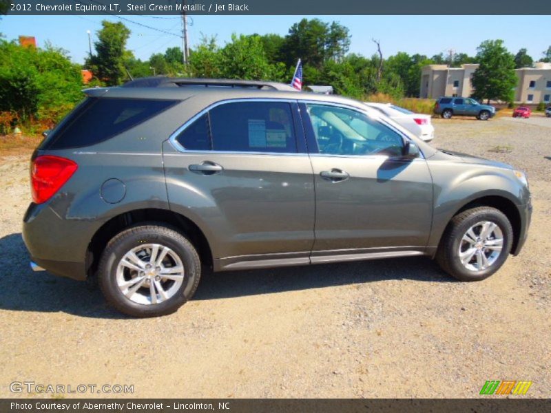 Steel Green Metallic / Jet Black 2012 Chevrolet Equinox LT