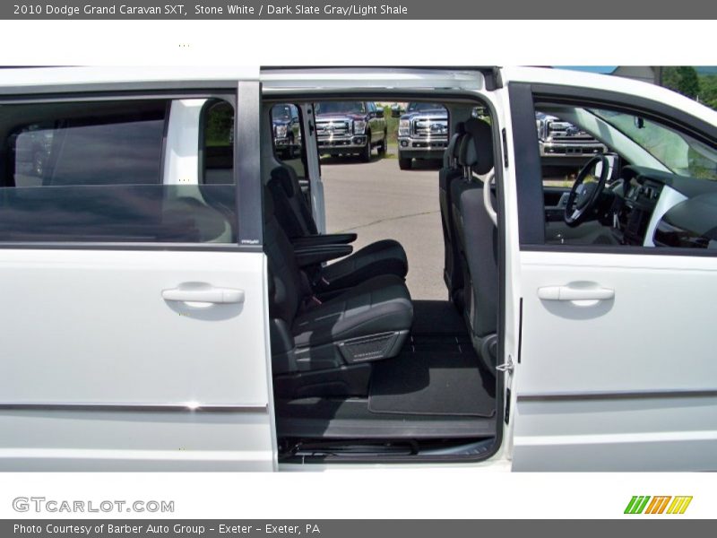 Stone White / Dark Slate Gray/Light Shale 2010 Dodge Grand Caravan SXT