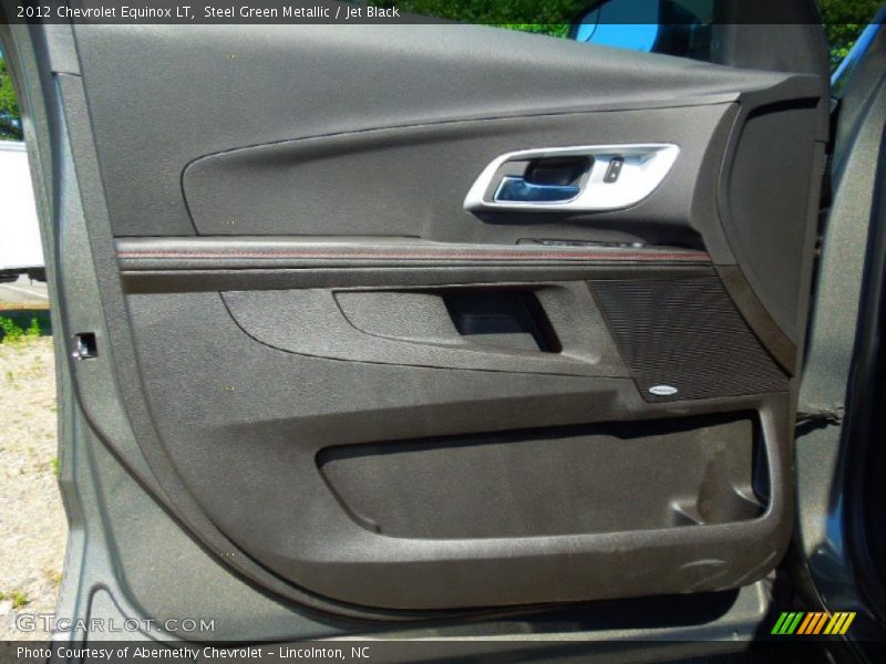 Steel Green Metallic / Jet Black 2012 Chevrolet Equinox LT