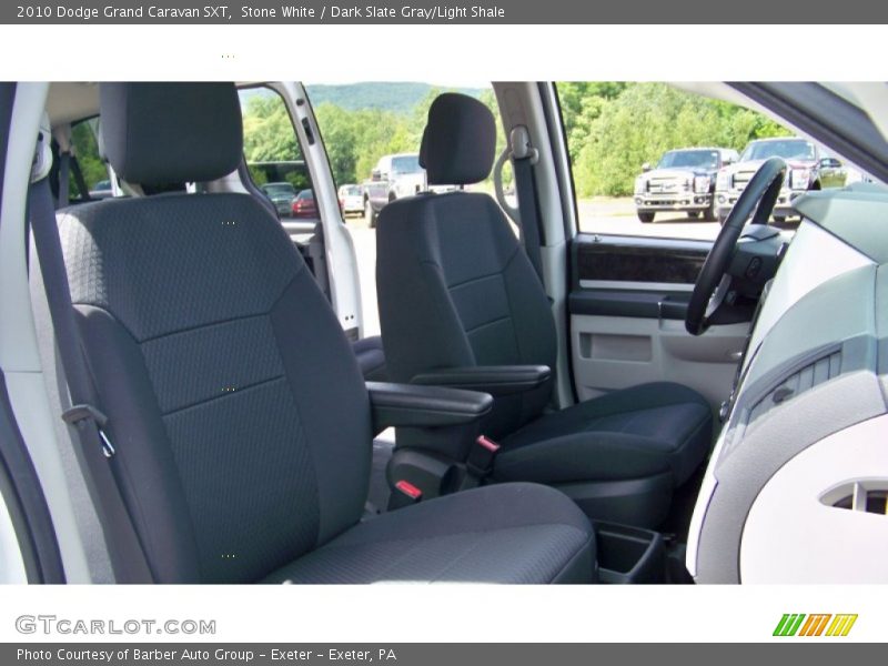 Stone White / Dark Slate Gray/Light Shale 2010 Dodge Grand Caravan SXT