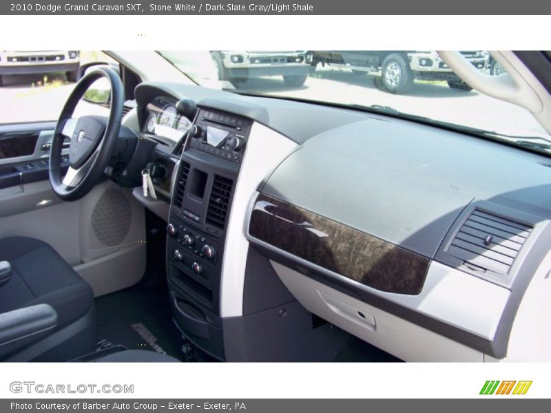 Stone White / Dark Slate Gray/Light Shale 2010 Dodge Grand Caravan SXT