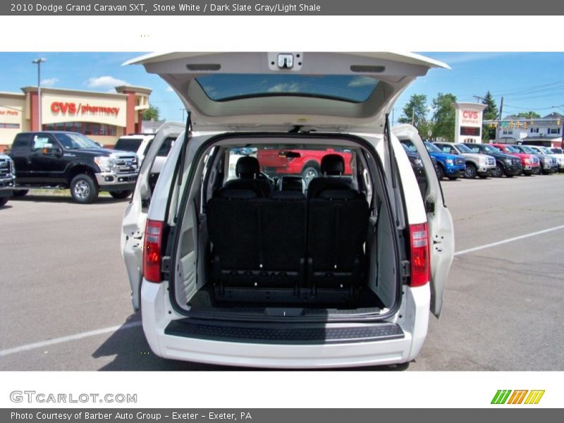 Stone White / Dark Slate Gray/Light Shale 2010 Dodge Grand Caravan SXT