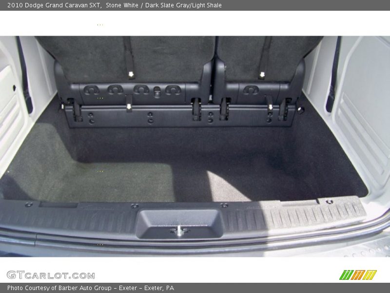 Stone White / Dark Slate Gray/Light Shale 2010 Dodge Grand Caravan SXT