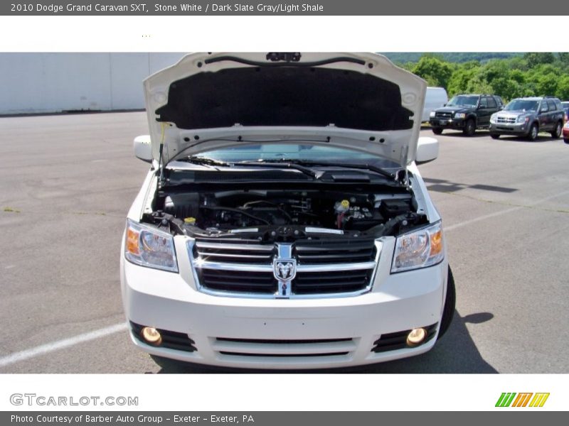 Stone White / Dark Slate Gray/Light Shale 2010 Dodge Grand Caravan SXT
