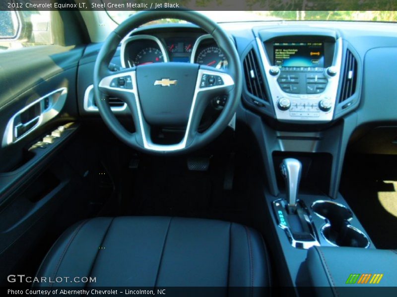 Steel Green Metallic / Jet Black 2012 Chevrolet Equinox LT