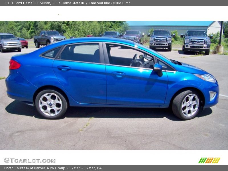  2011 Fiesta SEL Sedan Blue Flame Metallic