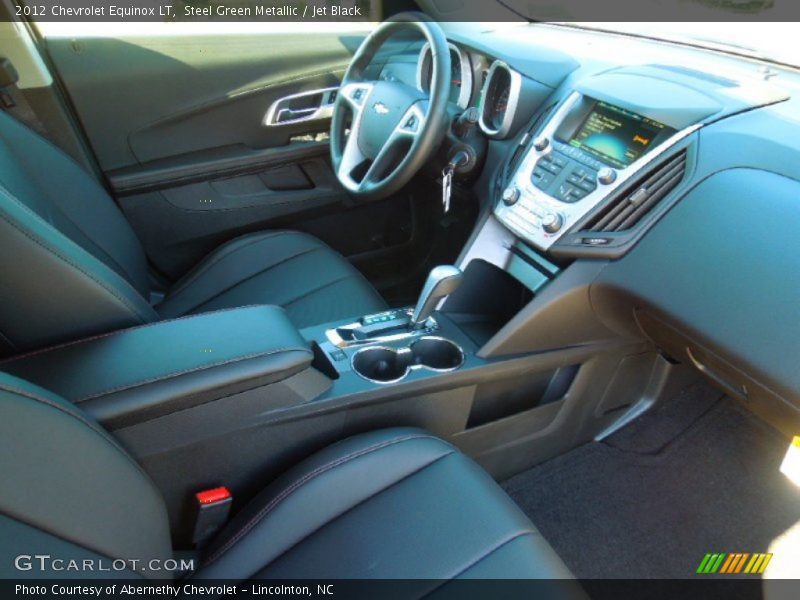 Steel Green Metallic / Jet Black 2012 Chevrolet Equinox LT