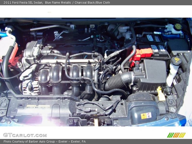  2011 Fiesta SEL Sedan Engine - 1.6 Liter DOHC 16-Valve Ti-VCT Duratec 4 Cylinder