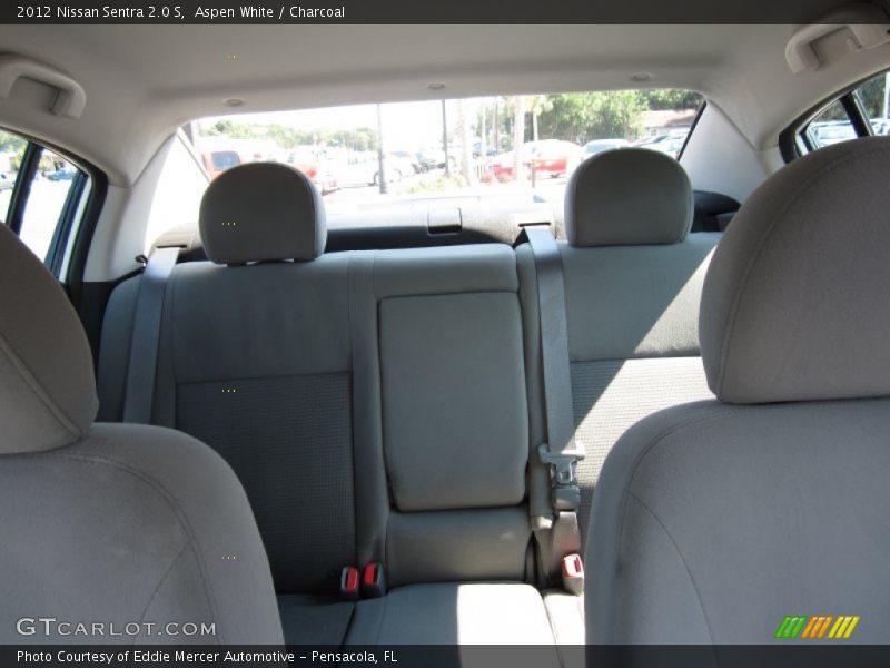 Aspen White / Charcoal 2012 Nissan Sentra 2.0 S