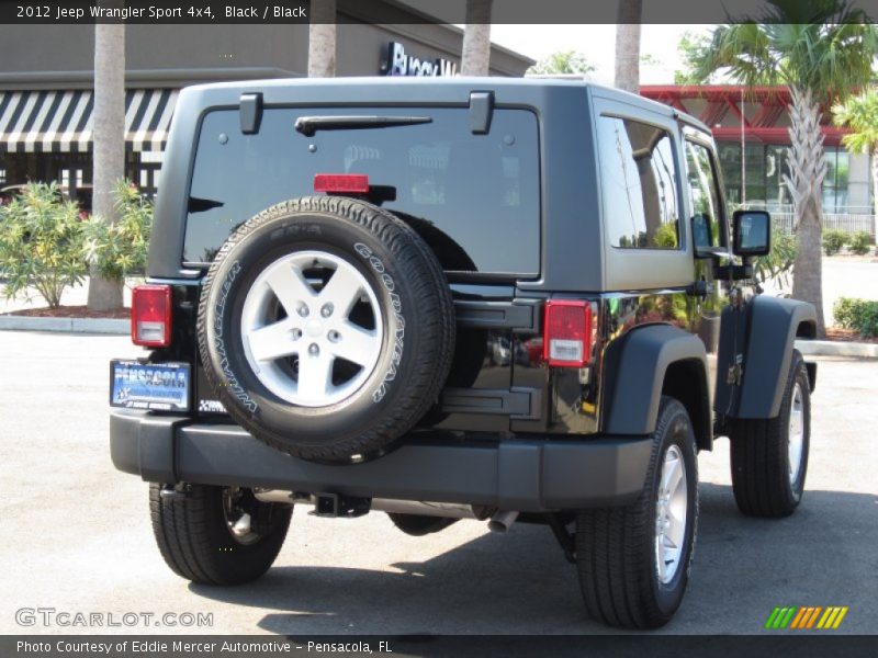 Black / Black 2012 Jeep Wrangler Sport 4x4