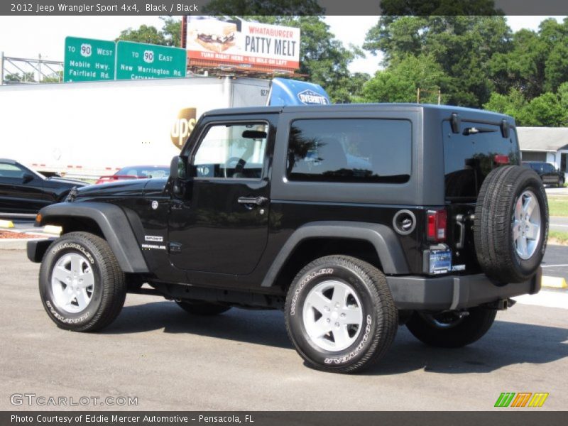 Black / Black 2012 Jeep Wrangler Sport 4x4
