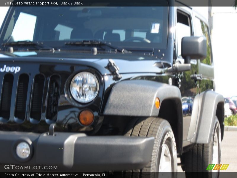 Black / Black 2012 Jeep Wrangler Sport 4x4