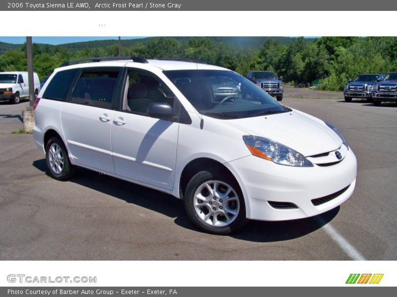 Arctic Frost Pearl / Stone Gray 2006 Toyota Sienna LE AWD