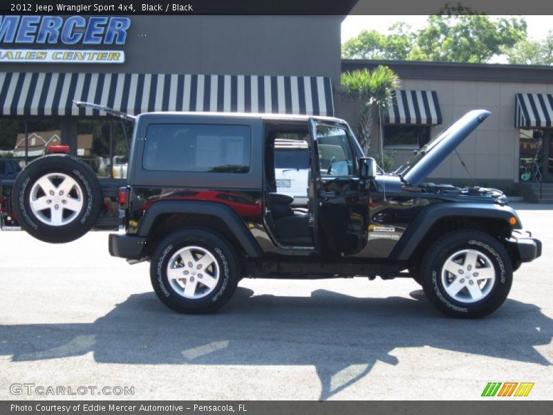 Black / Black 2012 Jeep Wrangler Sport 4x4