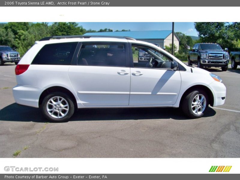Arctic Frost Pearl / Stone Gray 2006 Toyota Sienna LE AWD