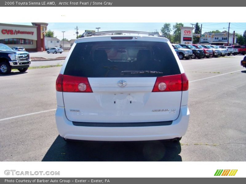 Arctic Frost Pearl / Stone Gray 2006 Toyota Sienna LE AWD
