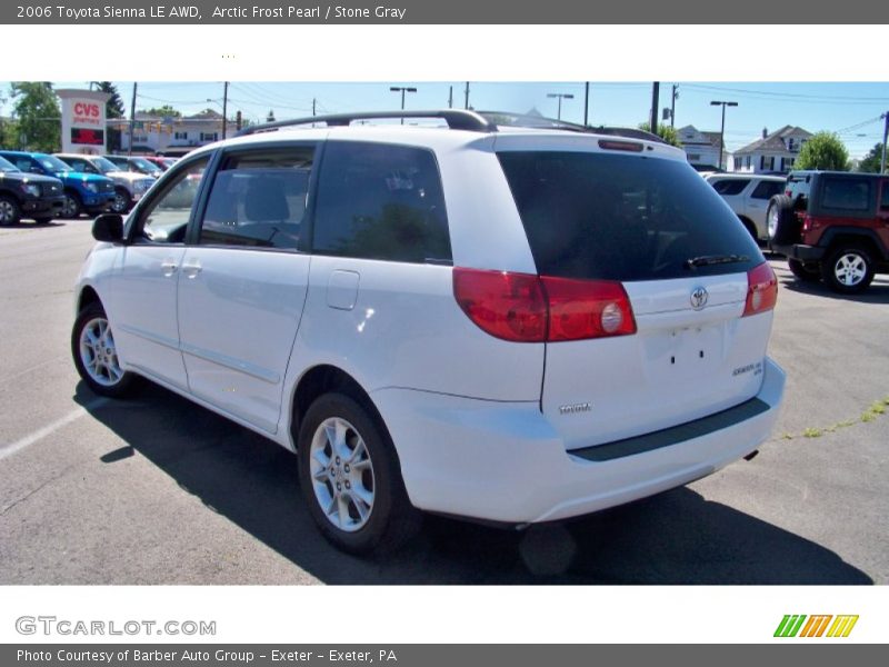 Arctic Frost Pearl / Stone Gray 2006 Toyota Sienna LE AWD