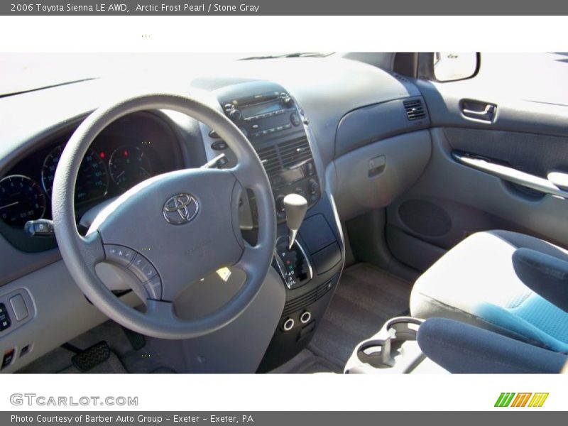 Arctic Frost Pearl / Stone Gray 2006 Toyota Sienna LE AWD