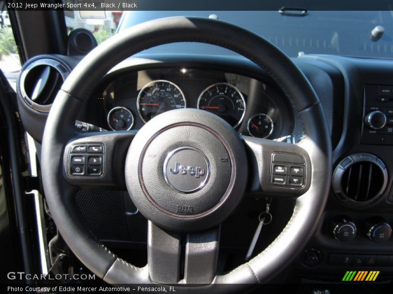 Black / Black 2012 Jeep Wrangler Sport 4x4