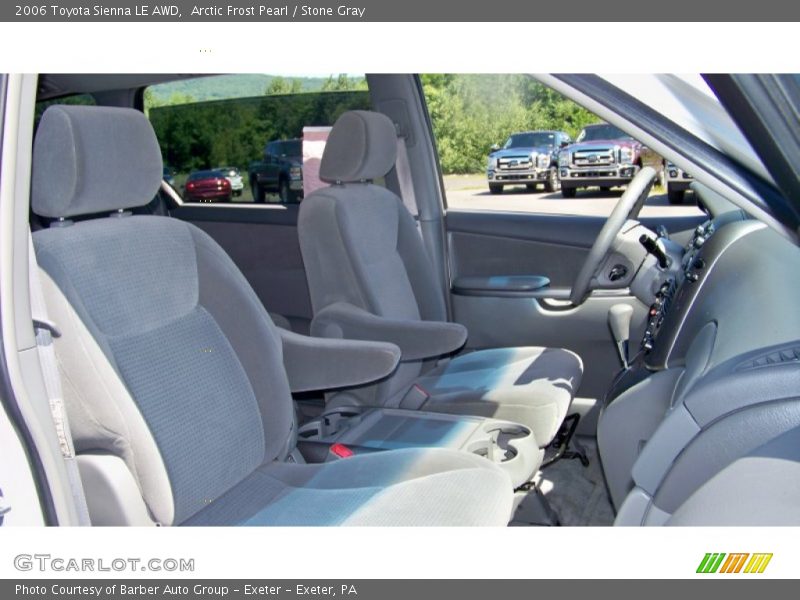 Arctic Frost Pearl / Stone Gray 2006 Toyota Sienna LE AWD