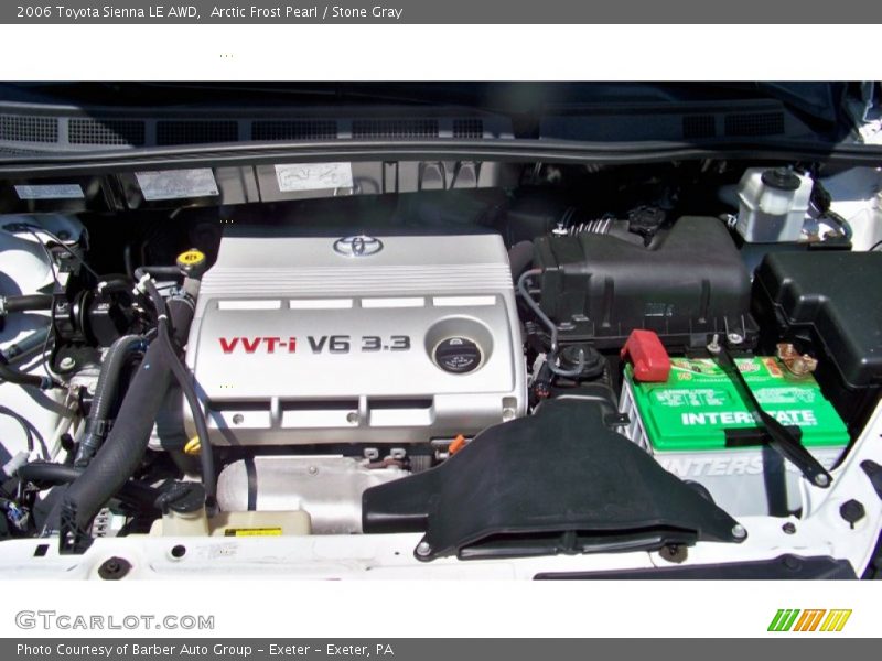 Arctic Frost Pearl / Stone Gray 2006 Toyota Sienna LE AWD