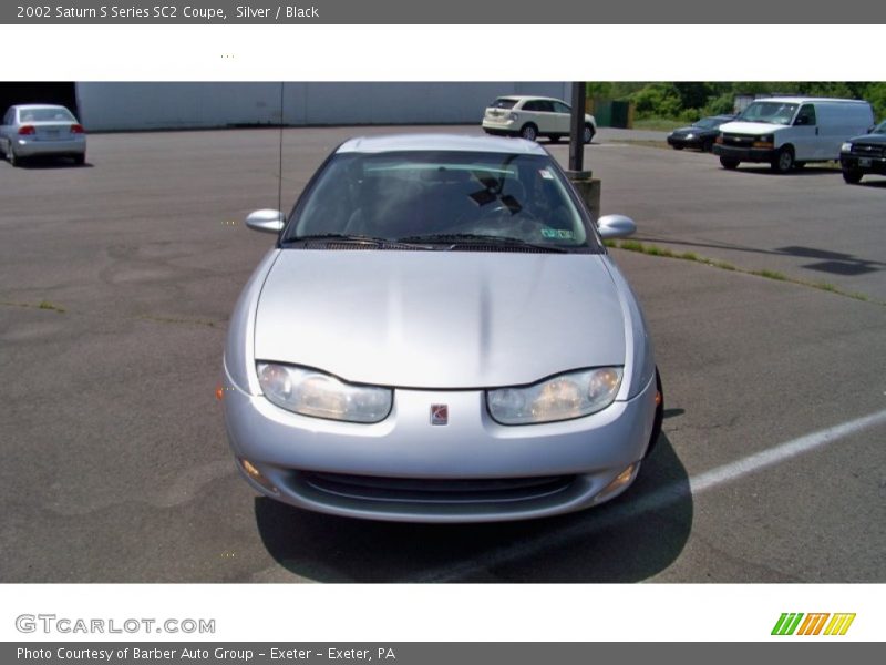Silver / Black 2002 Saturn S Series SC2 Coupe