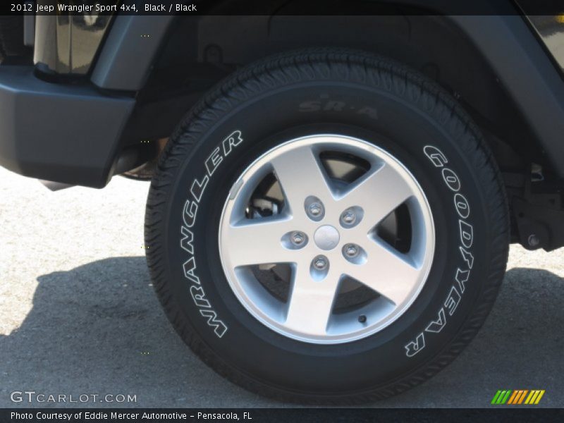 Black / Black 2012 Jeep Wrangler Sport 4x4