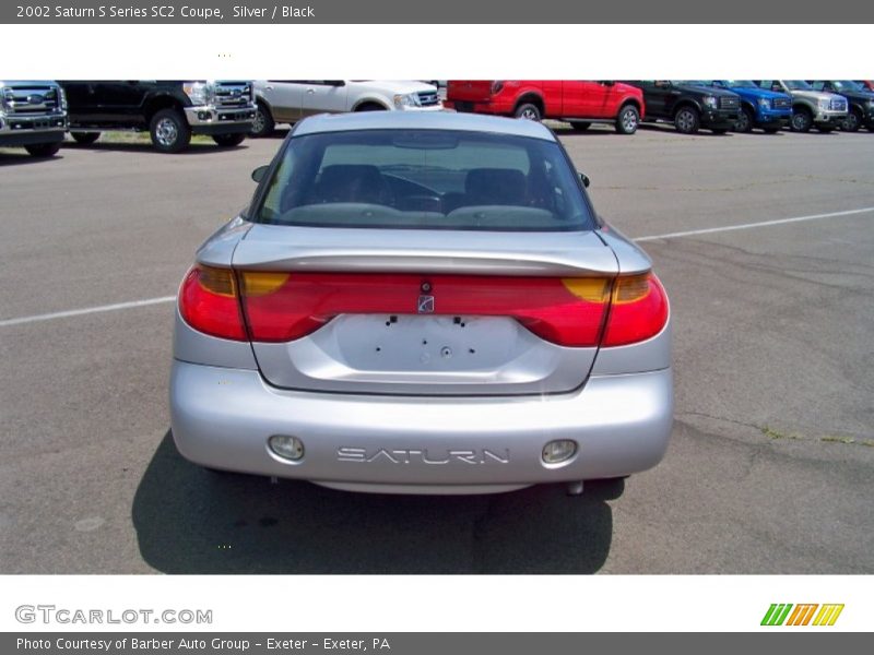 Silver / Black 2002 Saturn S Series SC2 Coupe