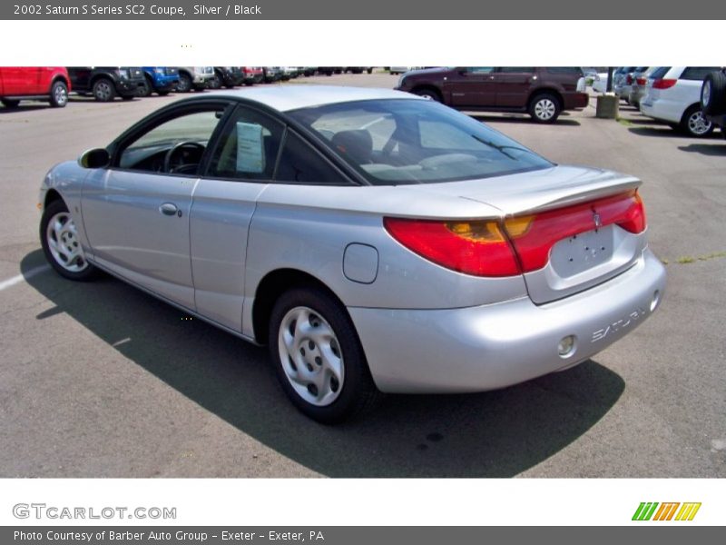 Silver / Black 2002 Saturn S Series SC2 Coupe