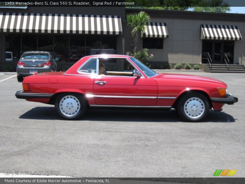  1989 SL Class 560 SL Roadster Signal Red