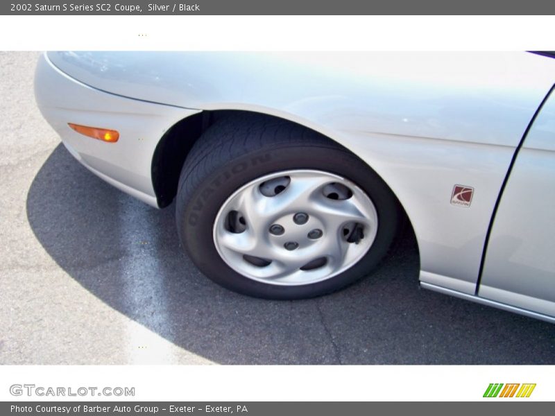 Silver / Black 2002 Saturn S Series SC2 Coupe